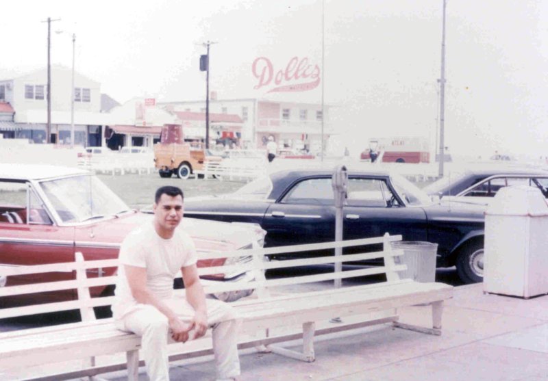 Dominick A. Pulieri, Grotto Pizza founder, taking a break during the early days of the business. SUBMITTED PHOTO